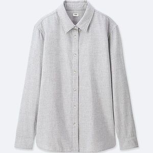 Uniqlo flannel button-down shirt
